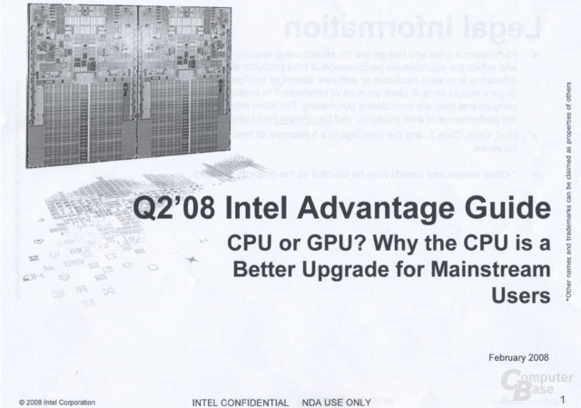 Intel: Why the CPU is a better upgrade for mainstream users