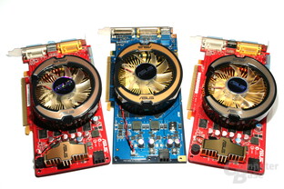 Asus EAH3850 OC Gear, EN9600GT Top & EAH3850 Top