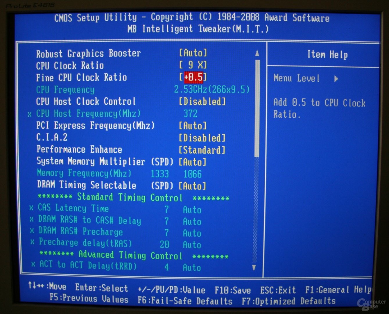 Neues Gigabyte-BIOS erlaubt halbe Multiplikatoren