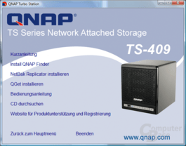 QNAP TS-409 Pro – Installation