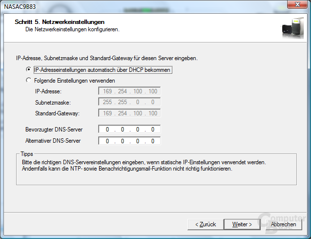 QNAP TS-409 Pro – Installation