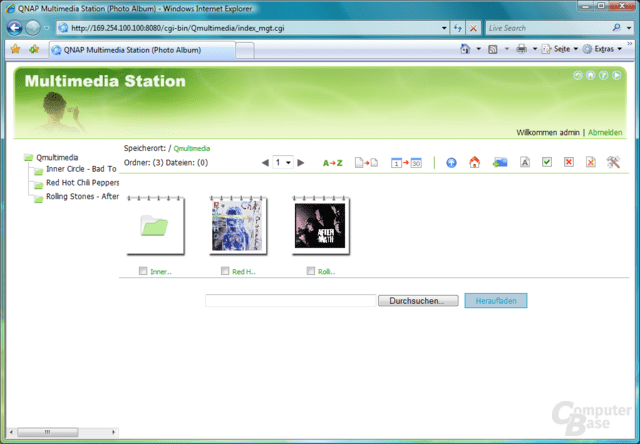 QNAP TS-409 Pro – Multimedia Station