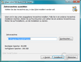 QNAP TS-409 Pro – QGet PC-Software