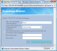 QNAP TS-409 Pro – Download Station