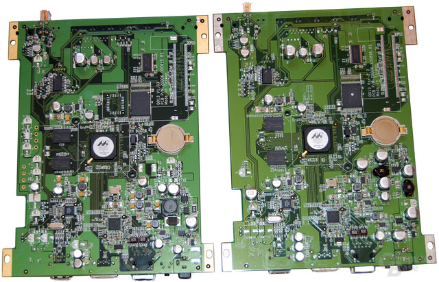 QNAP TS-109 Pro II (rechts) und TS-109 (links)