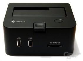 Vorderseite des Sharkoon SATA Quickport Pro