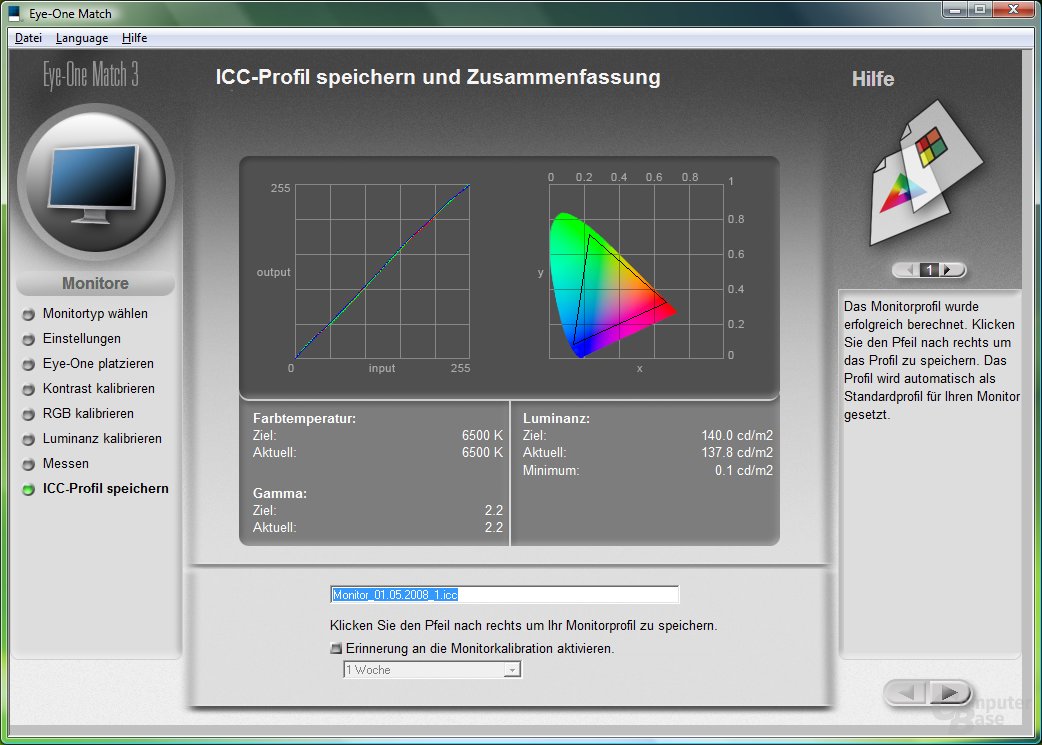 Monitortest mit kalibriertem Dell UltraSharp 2408WFP