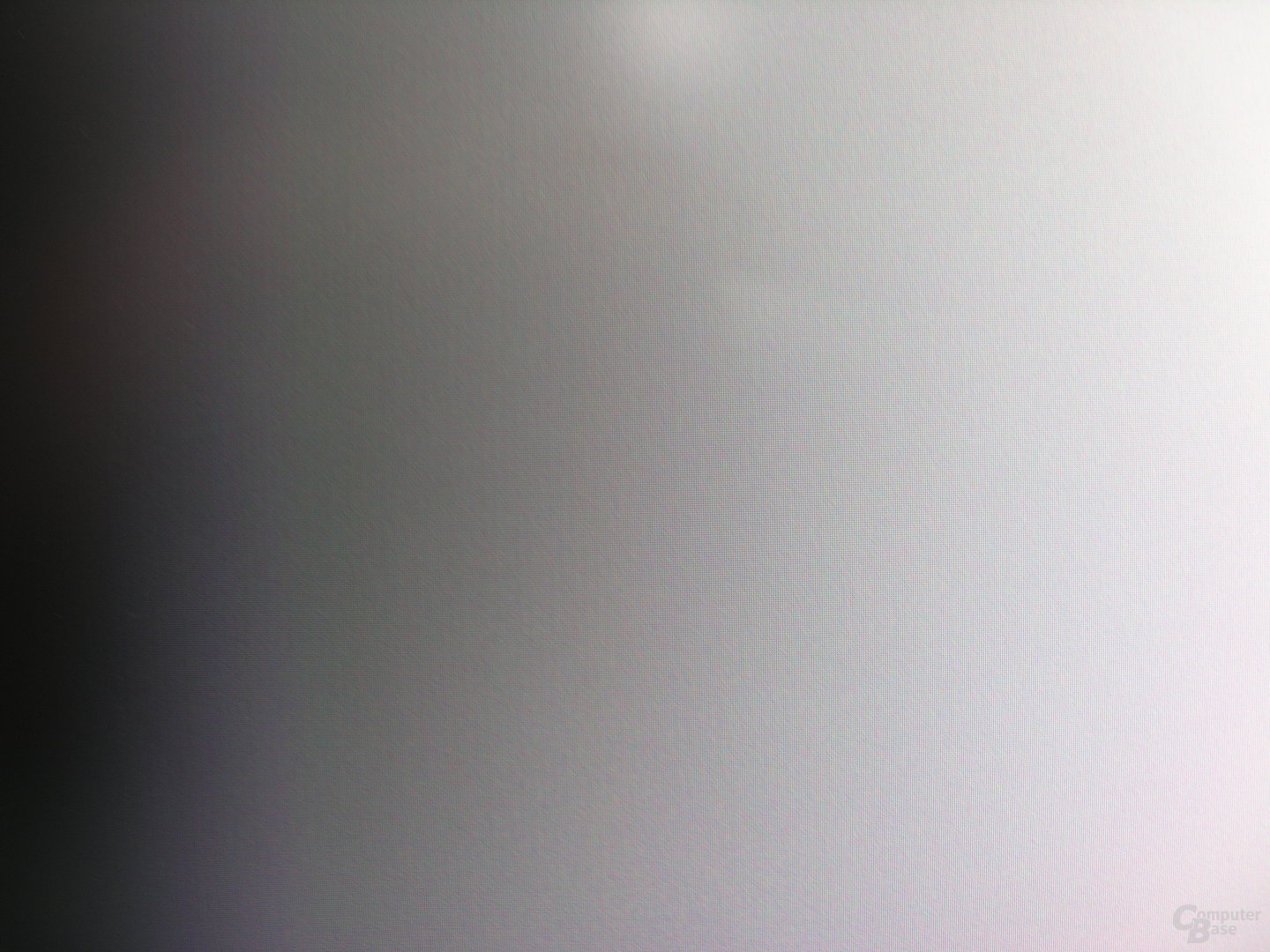 Nahaufnahme des Farbverlaufs auf dem Dell UltraSharp 2408WFP