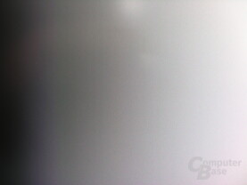 Nahaufnahme des Farbverlaufs auf dem Dell UltraSharp 2408WFP