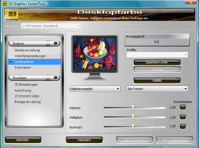 S3 Chrome 400 Treibermenü