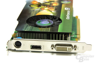 GeForce 9600 GSO Slotblech