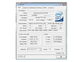 Core 2 Duo E7300 bei 4 GHz