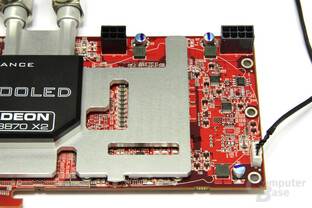 Radeon HD 3870 X2 Atomic Stromanschlüsse