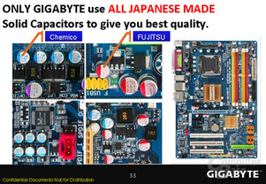Kondensator-Clinch zwischen Gigabyte und Asus