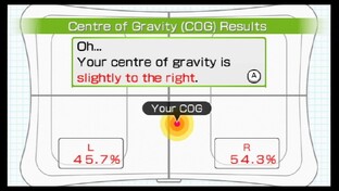 Wii Fit Balancetest