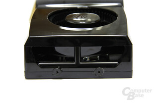 GeForce GTX 280 Kühlerende GeForce GTX 280 Kühlerende