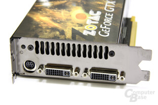Zotac GeForce GTX 280 Slotblech Zotac GeForce GTX 280 Slotblech