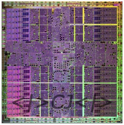 Die-Shot des Nvidia GeForce GTX 280 (GT200)