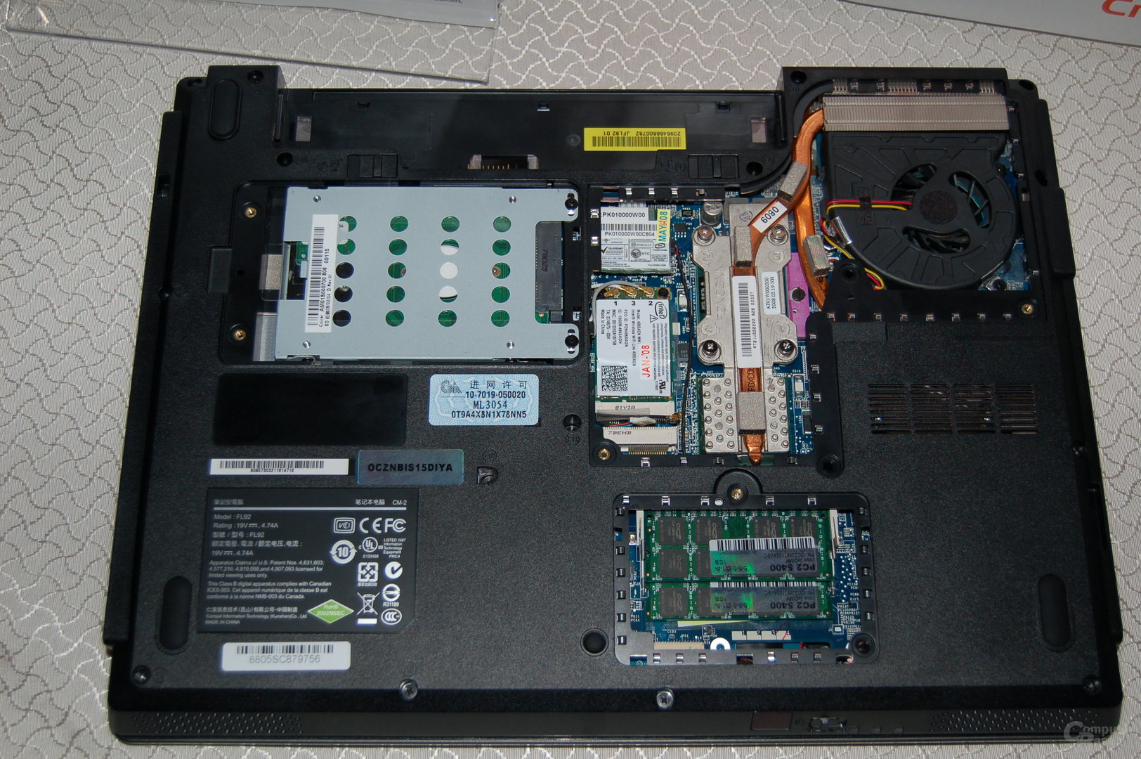 DIY Gaming Notebook mit 15,4-Zoll-Display