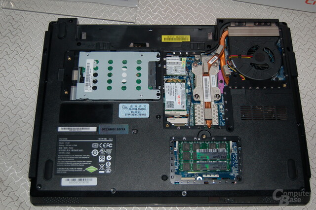 DIY Gaming Notebook mit 15,4-Zoll-Display
