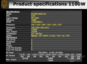UCP (1100 W) UCP (1100 W)