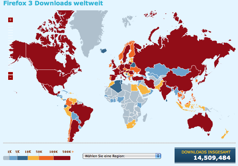FireFox Weltrekord