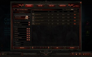Auction House Search Equip Currency