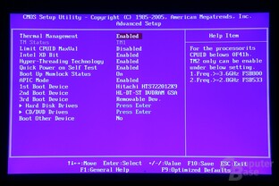 BIOS (Advanced Setup)
