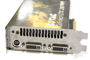 GeForce GTX 280 AMP! Slotblech