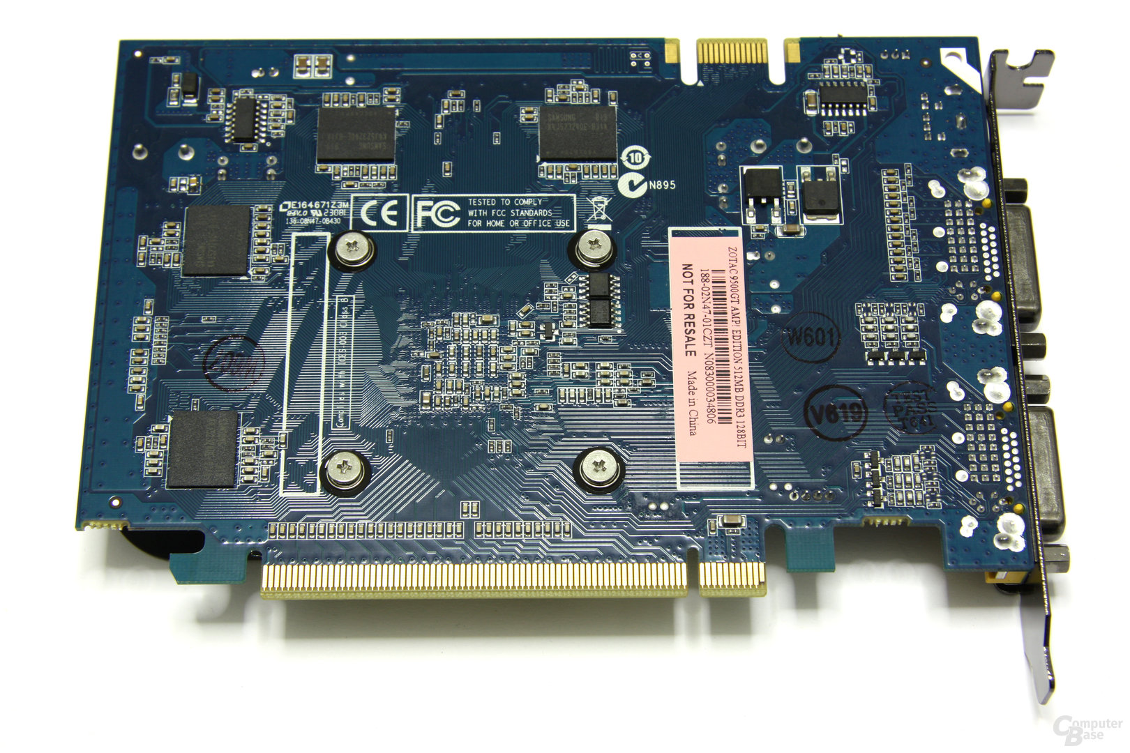 GeForce 9500 GT AMP! Rückseite