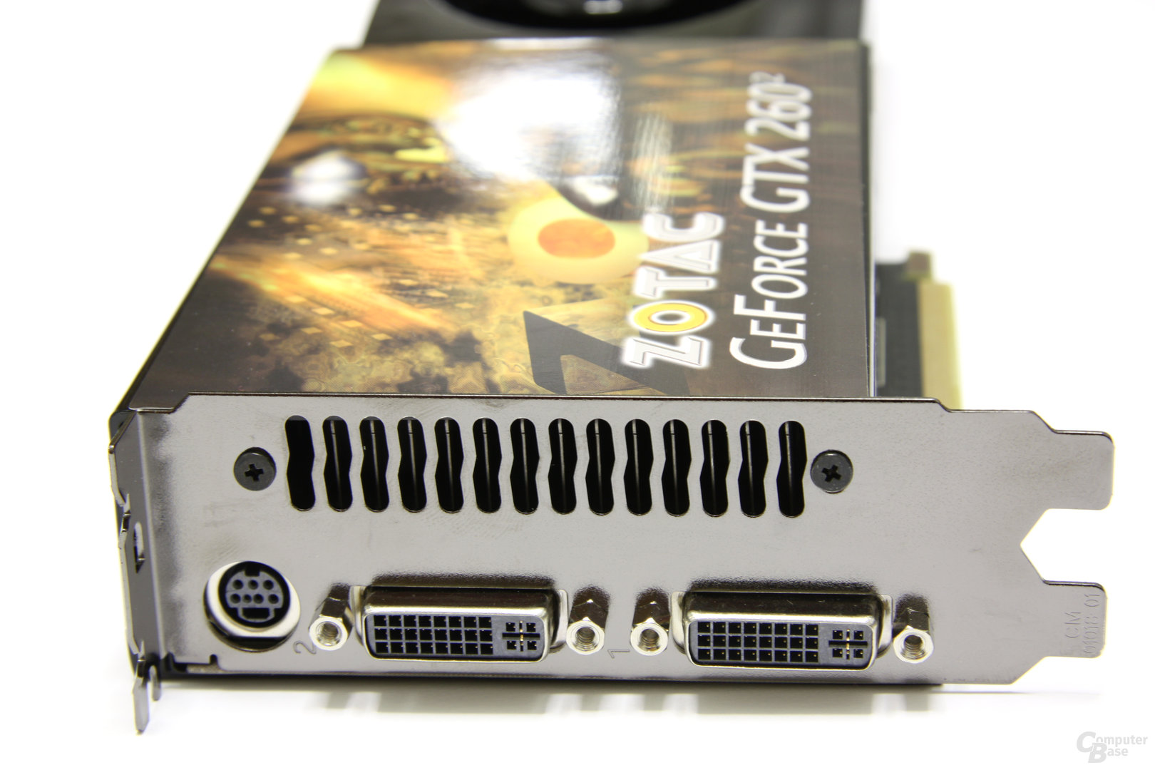 GeForce GTX 260² Slotblech