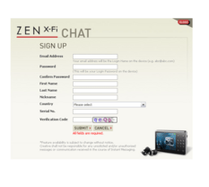 Registrierung Chat