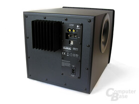 Rückseite des Subwoofers Rückseite des Subwoofers