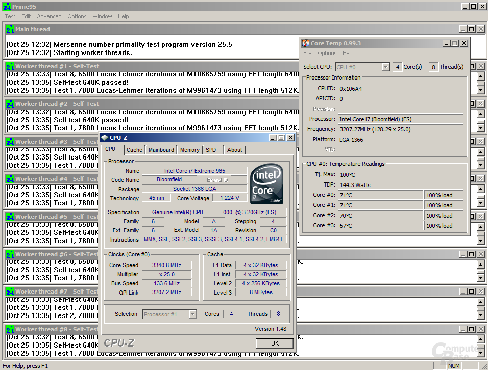 Core i7-965 XE mit Thermalright Ultra-102 eXtreme