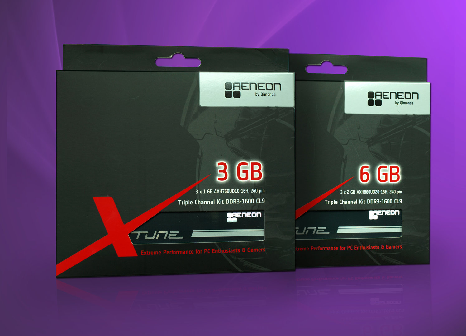 DDR3-1600 Triple-Channel-Kits von Aeneon