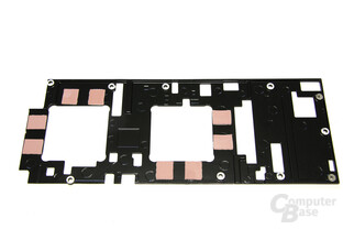 HD 4870 X2 Atomic Speicherkühler-Rückseite