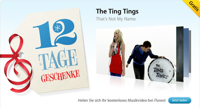 Weihnachtsgeschenke bei Apple