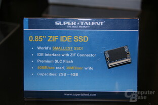Super Talent auf der CES 2009: Worlds smallest SSD