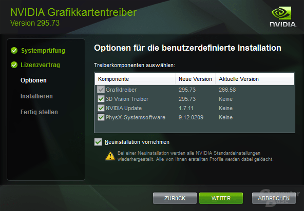 Nvidia Verde Notebook-Treiber – Version 295.73
