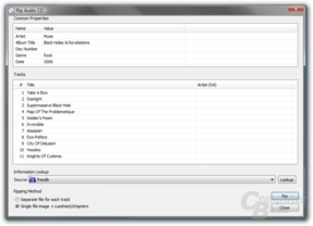 Rip Audio CD dialog.