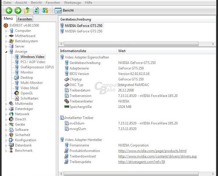 GeForce GTS 250