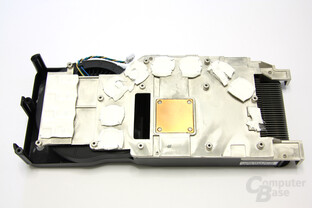 GeForce GTS 250 Kühlerrückseite