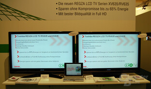 Toshibas Eco-TVs 42RV635D und 42XV635D