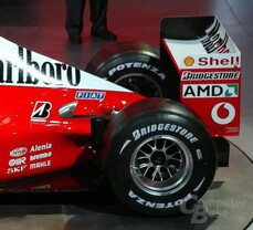 Der neue Ferrari mit AMD Logo
