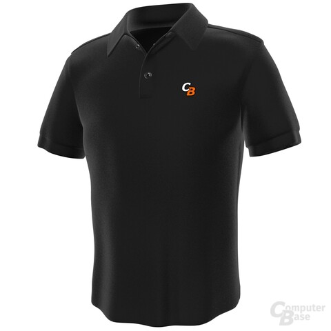Polo-Shirts ComputerBase – Vorderseite