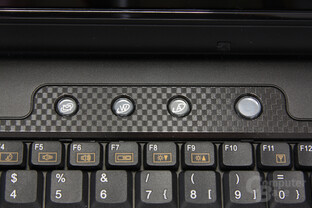 Schenker XMG7 Bedienungstasten