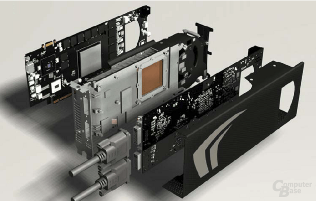 GeForce GTX 295 in Einzelteilen