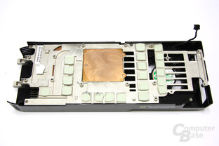 GeForce GTX 275 Kühlerrückseite