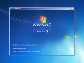 Windows 7 Build 7068: Interaktives Setup