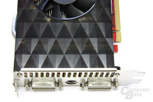 Radeon HD 4850 GS 1GB von oben Radeon HD 4850 GS 1GB von oben